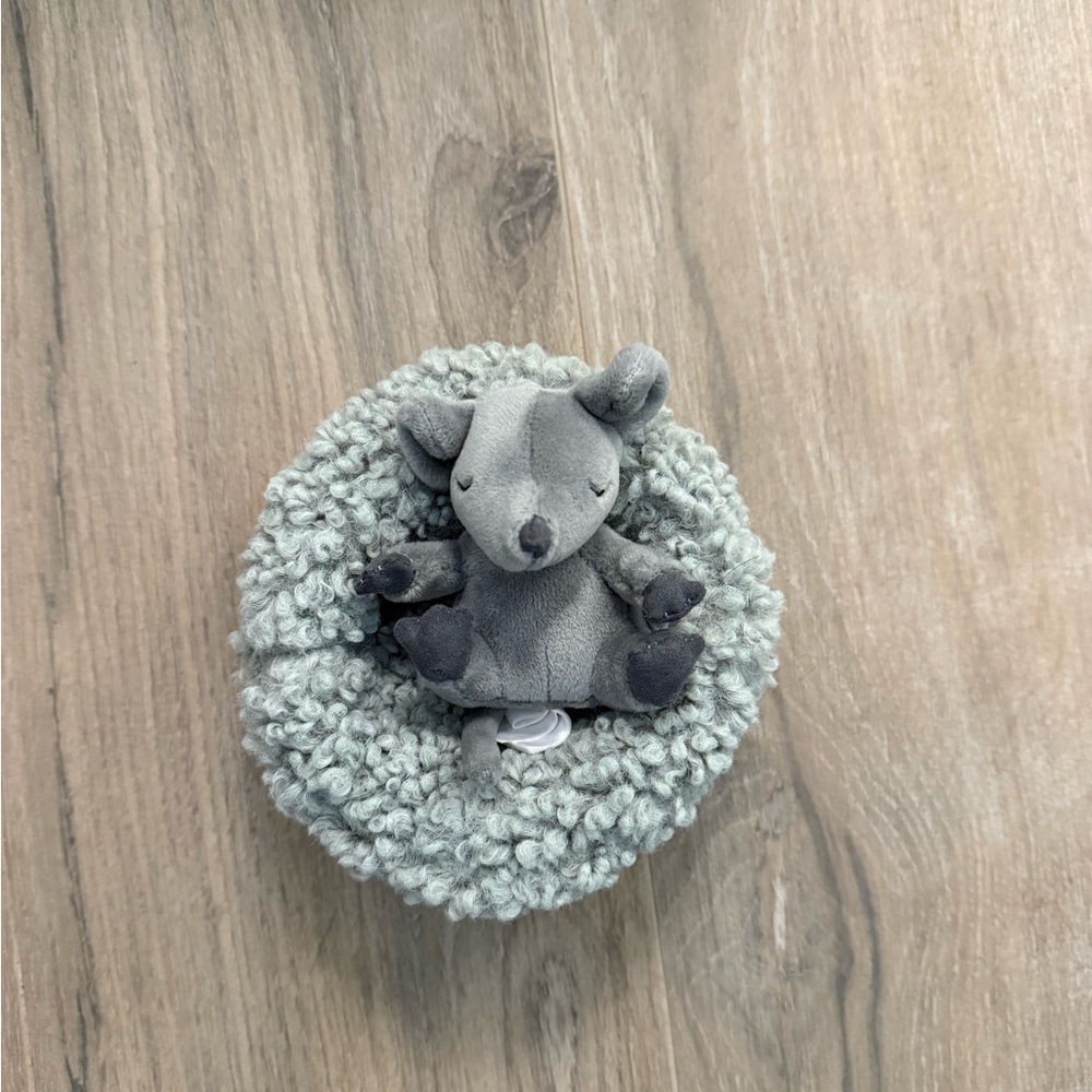 Jellycat Hibernating Mouse Gray Plush Mouse Stuffed Animal